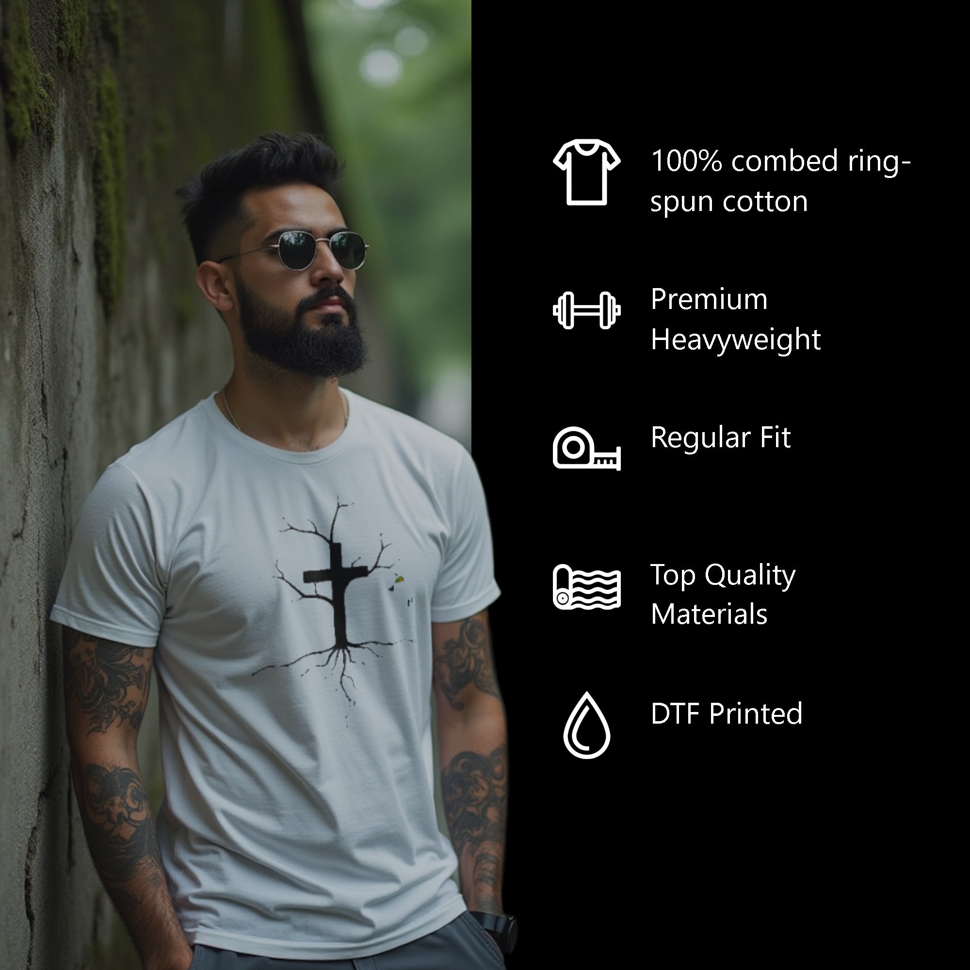 Fruit Branch Men’s Heavyweight Christian T-Shirt | Undead Clothing Co.