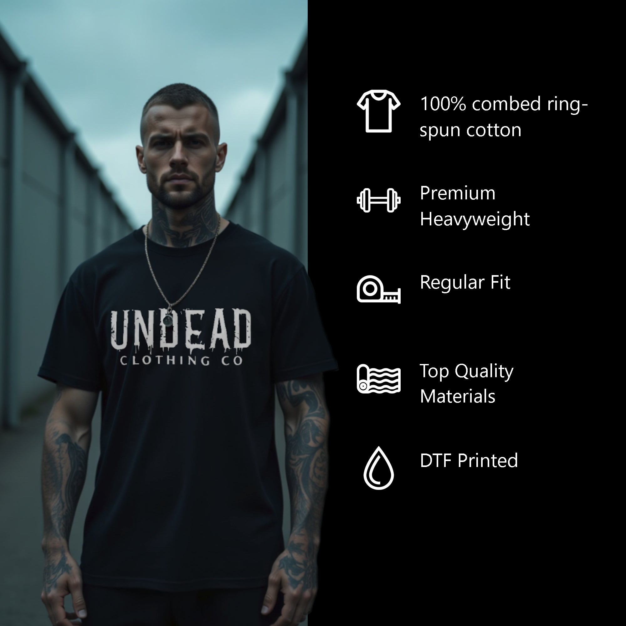Undead Employee 2.0 Men’s Heavyweight T-Shirt | Undead Clothing Co.