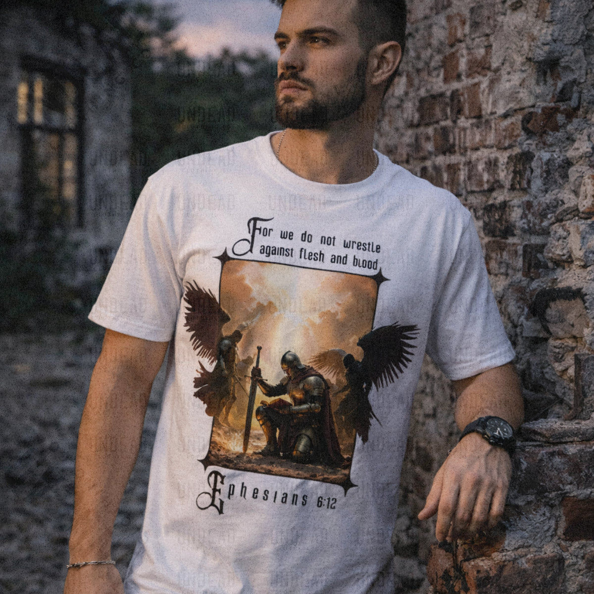 We Wrestle Not Against Flesh and Blood T-Shirt