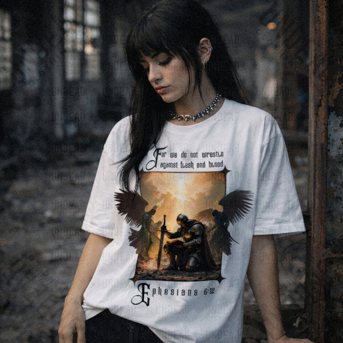We Wrestle Not Against Flesh and Blood T-Shirt