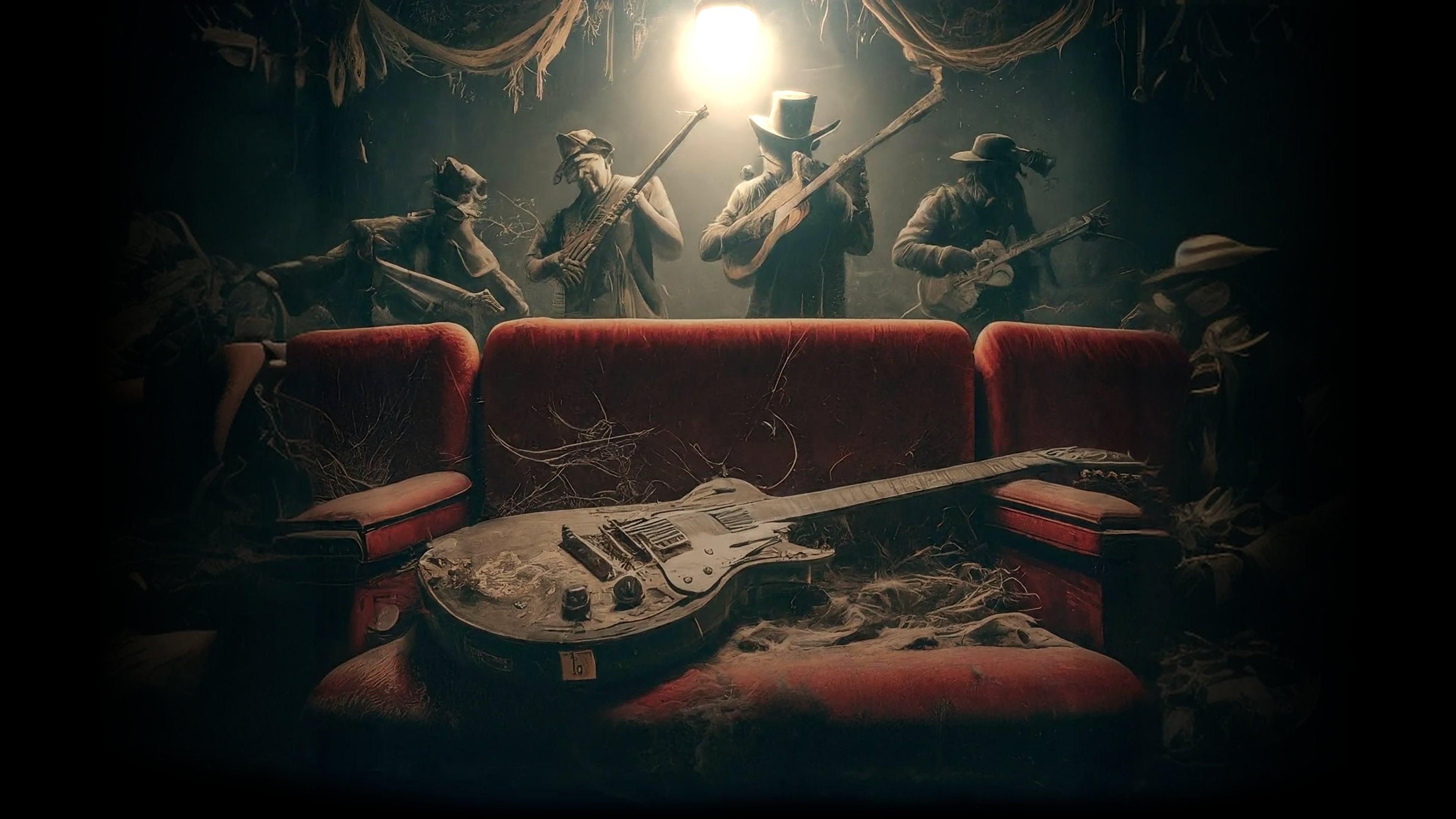 The Guitar and the Memories Matte Poster 24"x36" | Undead Clothing Co.
